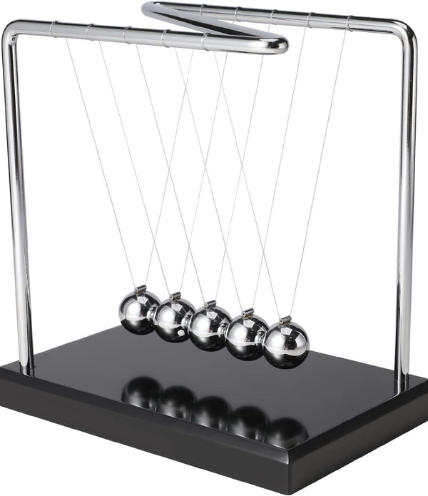 Powerking Newton’s Cradle Desk Toy - Balance Ball Swing Magnetic Decor