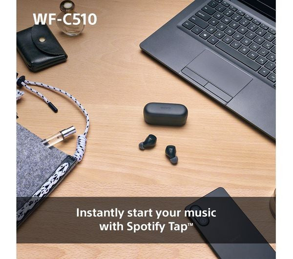 Sony WF-C510 Wireless Bluetooth Earbuds - White