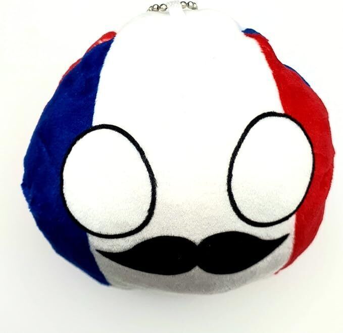 10cm Countryballs - Cute France European Flag Cuddly Meme Ball Toy