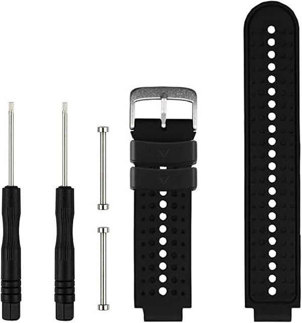 Honecumi Replacement Watch Bands for Garmin Approach S20 S5 S6, Black & White