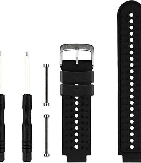 Honecumi Replacement Watch Bands for Garmin Approach S20 S5 S6, Black & White