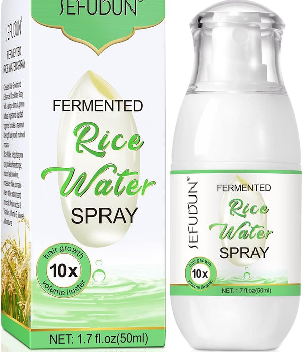 Rice Water Spray 50ml � Hair Growth Serum for Thinning, Dry, Frizzy Hair