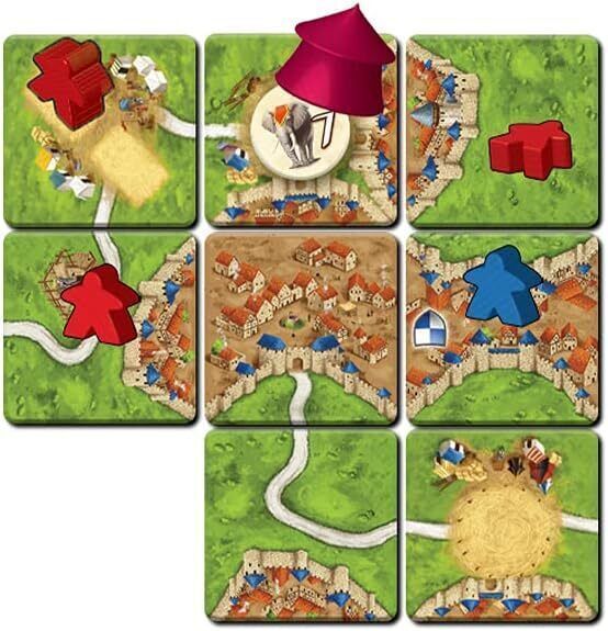 Carcassonne Under The Big Top Board Game Expansion 10 - Medieval Theme Game Exp