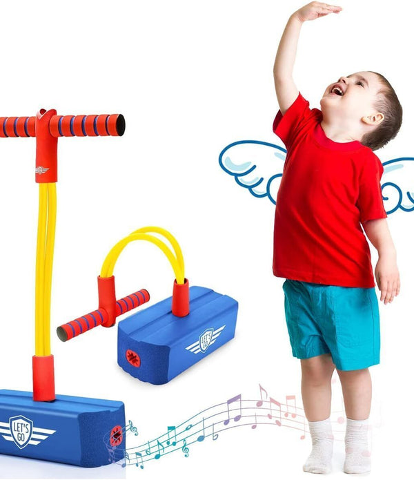 Pogo Stick for Children - Blue, Up to 110kg