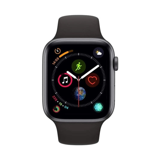 Apple Watch Series 4 (GPS, 40mm) Space Gray Aluminium Case + Black Strap