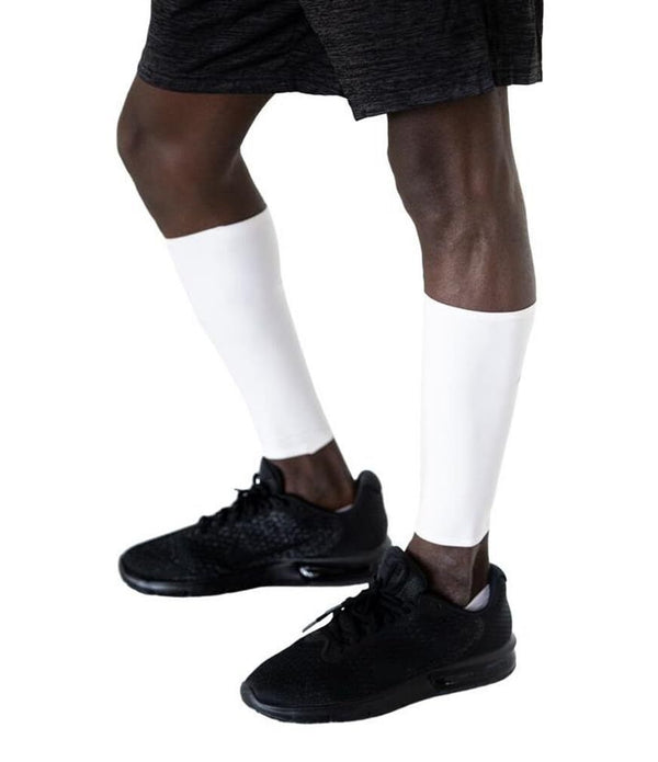 Artefit Calf Compression Sleeve Men and Women - Calf & Shin Support White Size L