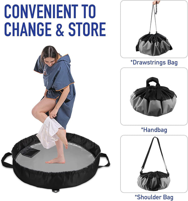 Owekfifv Waterproof Wetsuit Changing Pad - Beach Dry Bag with Handles