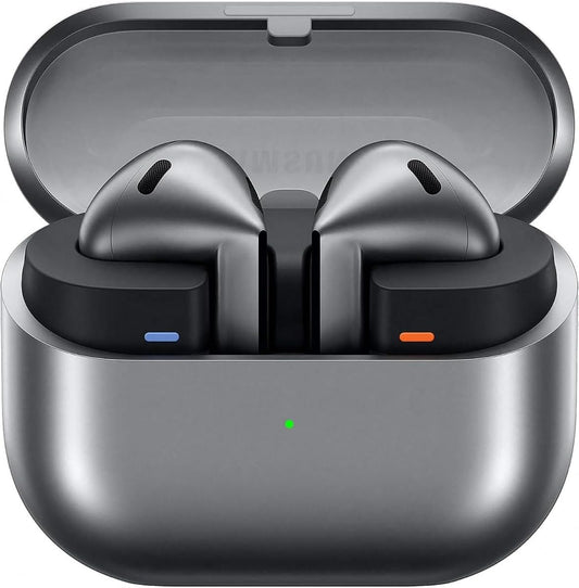 SAMSUNG Galaxy Buds3 Wireless Bluetooth Noise-Cancelling Earbuds - Silver
