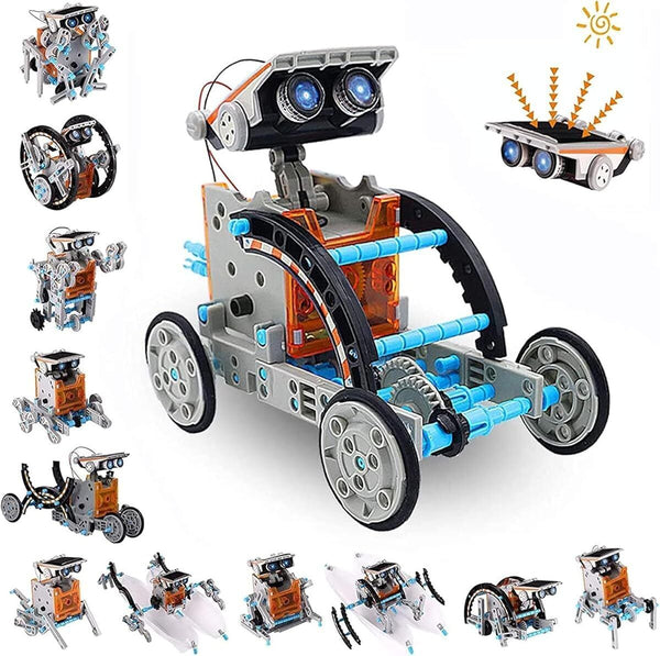 12 in 1 Stem Solar Robot Kit Toys Educational Building Science Experiment Set