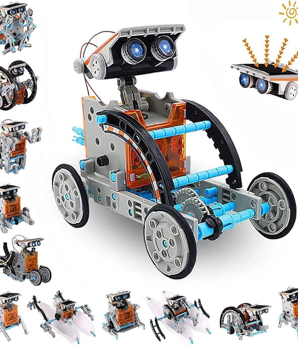 12 in 1 Stem Solar Robot Kit Toys Educational Building Science Experiment Set