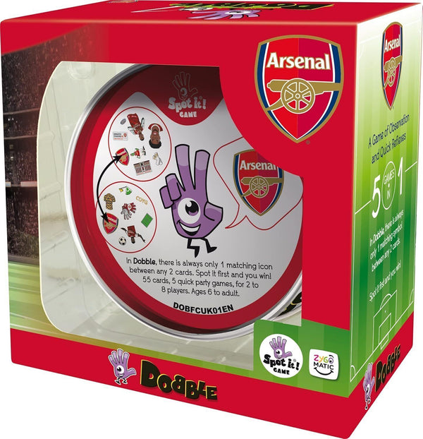 Asmodee Dobble Arsenal Card Game | Ages 6+ 2-8 Players 15 Minutes Playin