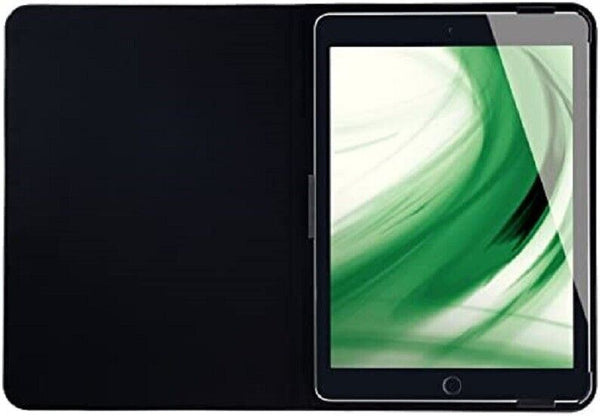 Case Cover for iPad Air 2 Leitz Style Slim Folio Soft Brushed Metal Finish Black