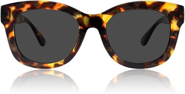 Oversized Round Reading Glasses - Unisex, S-Tortoise +2.75