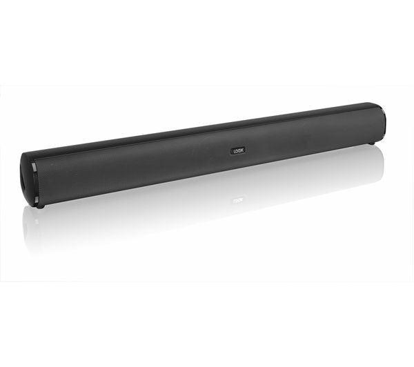 LOGIK LSB20B21 2.0 Compact Wireless Home Sound Bar, Speaker- Black