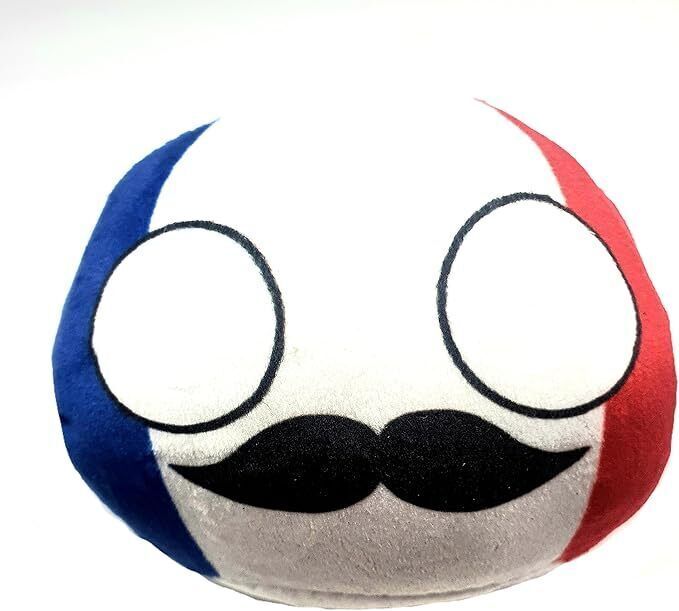10cm Countryballs - Cute France European Flag Cuddly Meme Ball Toy