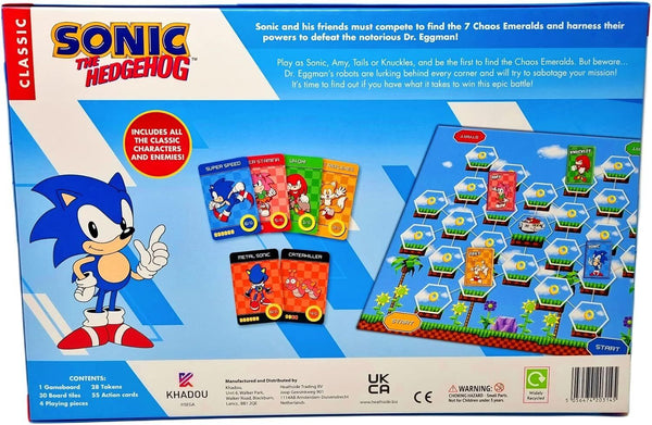 Sonic the Hedge hog Board Game - Sonic Battle -The Search for the Chaos Emeralds