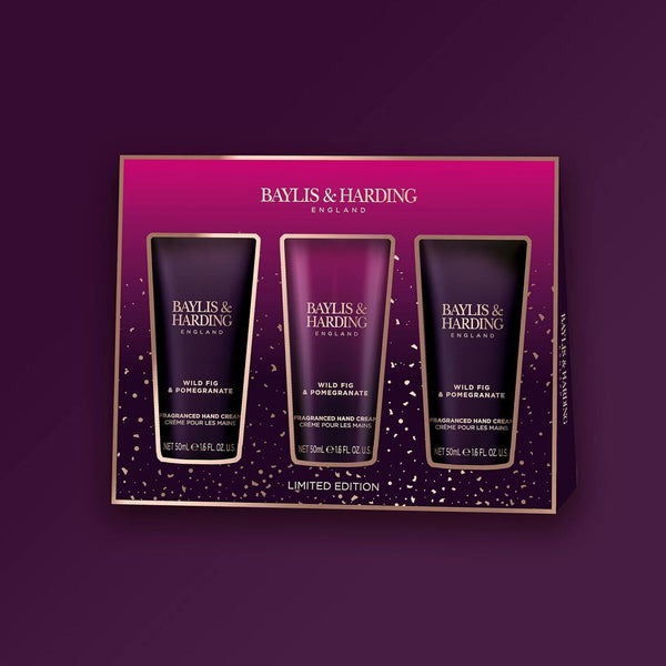 Baylis & Harding Wild Fig & Pomegranate Luxury Vegan Hand Candy Set, Elegant