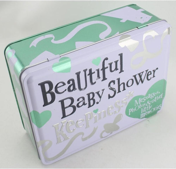 Bright Side Beautiful Baby Shower Storage & Keepsake Tin