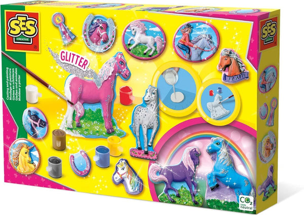 SES Creative Fantasy Horse Casting & Painting Set for Kids