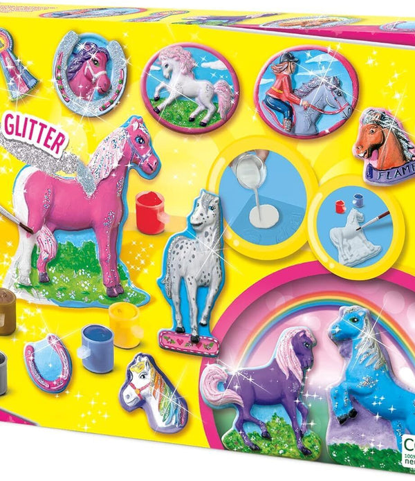 SES Creative Fantasy Horse Casting & Painting Set for Kids