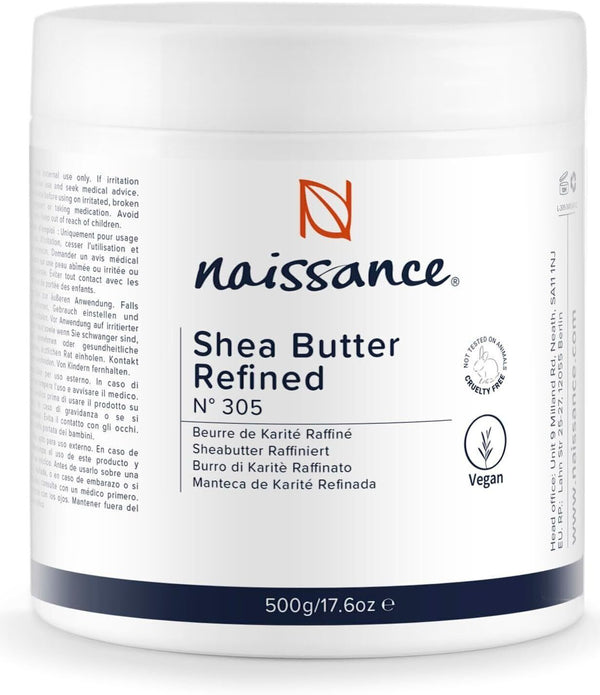 Naissance Shea Butter Refined 500g Pure & Natural Skin & Hair Care