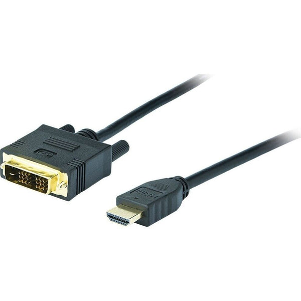 ADVENT DVI to HDMI Cable - 1.8 Metres, Gold plated and black cable [AHDMDVI15]