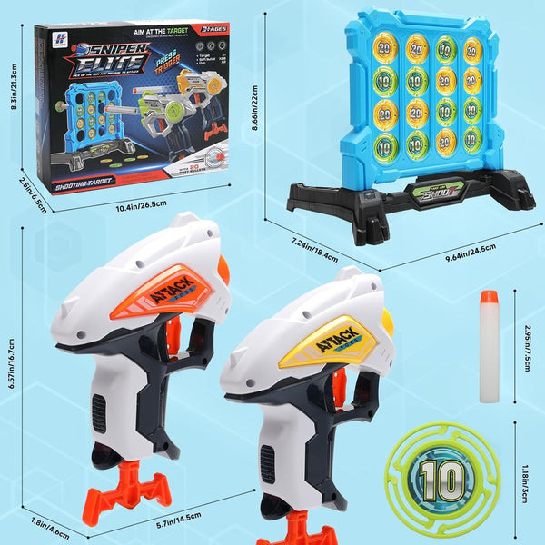 Toy Gun and Accessories with Foam Darts Compatible with Nerf Guns
