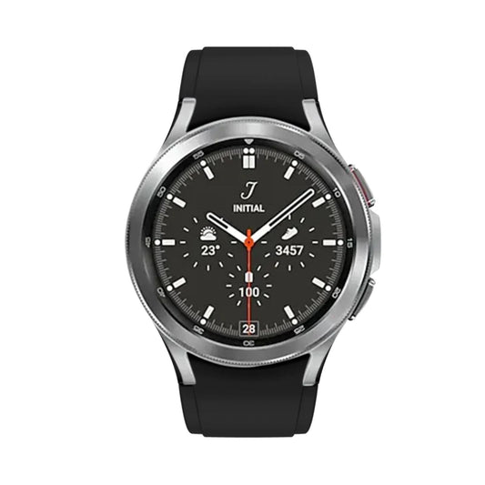 Samsung Galaxy Watch4 Classic (Bluetooth, 46mm) Steel Case + Black Strap