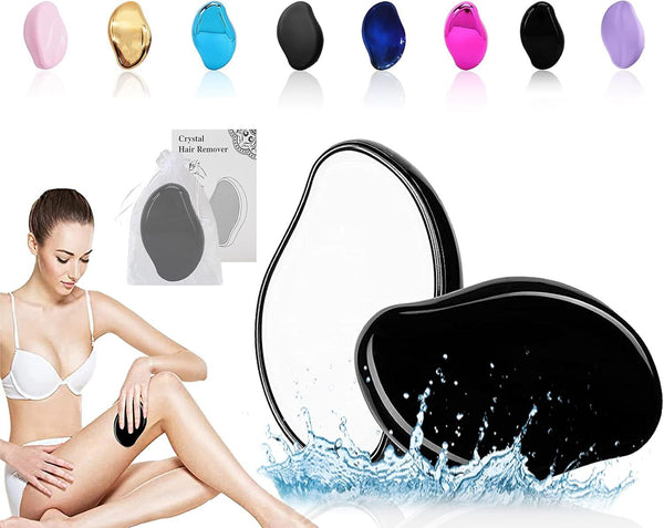 Crystal Hair Eraser � Eco-Friendly Painless Hair Removal Stone (Black)