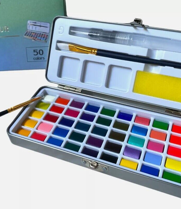 Giorgione Solid Water Colour metallic Pearlescent 50 Colour travelset