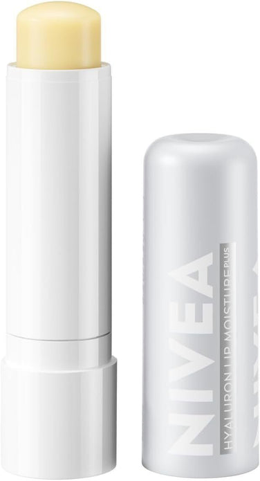 NIVEA Hyaluron Moisture Plus Lip Balm 5.2g, 24H Hydration, Smooth Lips