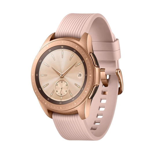 Samsung Galaxy Watch (Cellular, 42mm) Rose Gold Case + Pink Strap