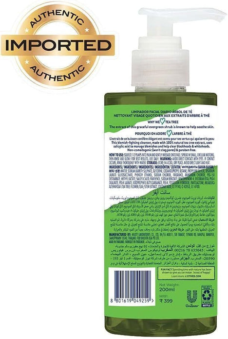 St. Ives Blemish Care Daily Facial Cleanser Tea Tree 200ml X 1