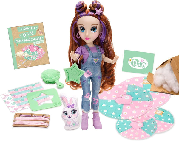 Jada B-Kind Daisy Fashion Doll Eco-Friendly DIY Play Toy for Kids