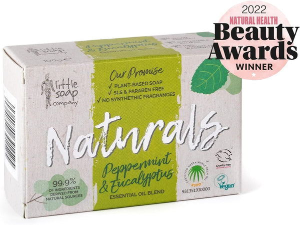 3 PACK Little Soap Naturals Peppermint Eucalyptus Bar Soap