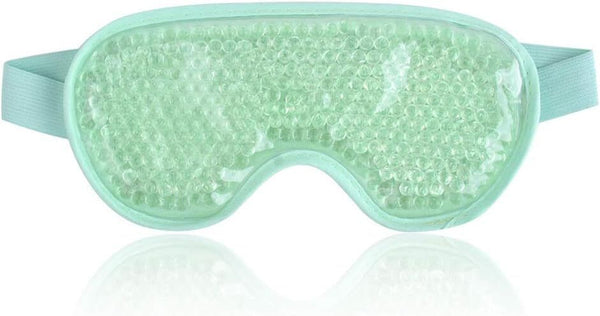 NEWGO Cooling Eye Mask Green Reusable Hot Cold Gel Therapy Puffy Migraine