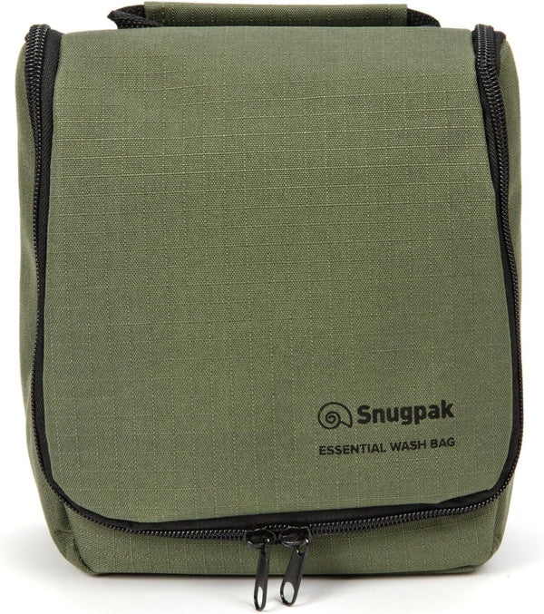 Snugpak Essential WGTE Hanging Toiletry Bag Olive with Mirror