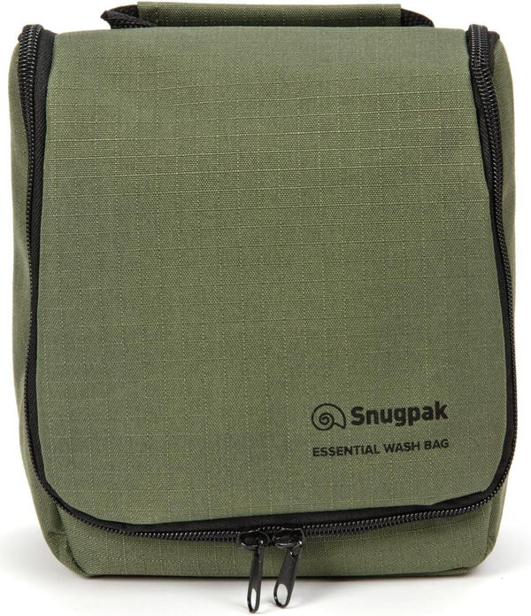 Snugpak Essential WGTE Hanging Toiletry Bag Olive with Mirror