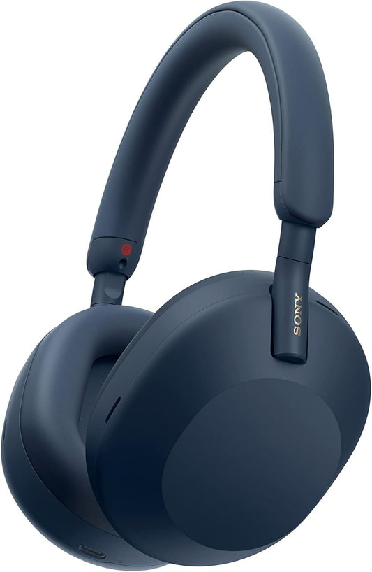Sony WH1000XM5 Over-Ear Wireless Headphones - Blue