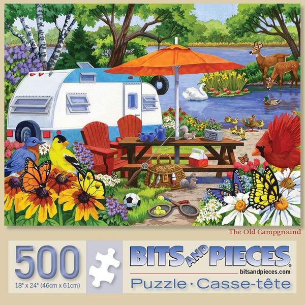 Bits And Pieces The Old Campground 500 Pieces Puzzle - Brand New Unused