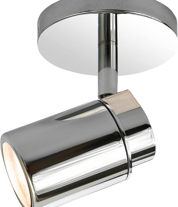 Astro Como Single Spotlight  Polished Chrome GU10 1282001, Metal, IP44