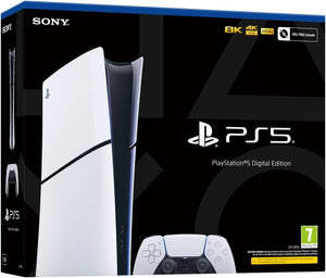 Sony Playstation PS5 Console Slim 1Tb Digital Edition, White