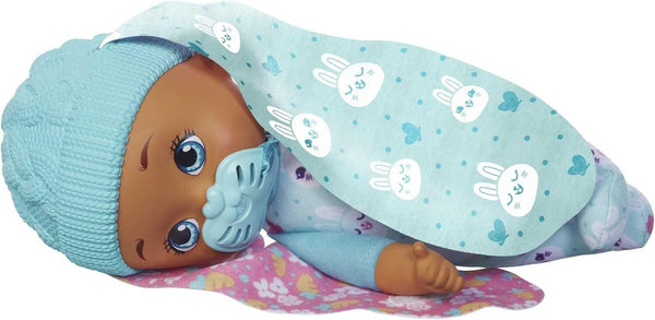 My Garden Baby My First Little Bunny Baby Doll 9inch Soft Body with Plush Blue