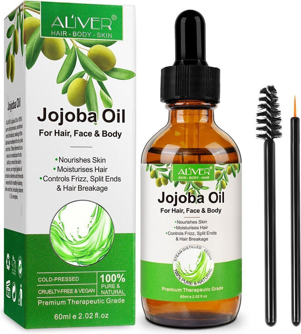 Rosemary & Jojoba Oil for Hair Growth (Cold Pressed), BBE 12/25