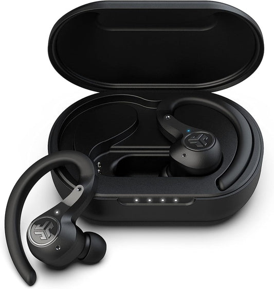 JLab Epic Air Sport ANC Active Noise Cancelling Earbuds, Wireless - Black