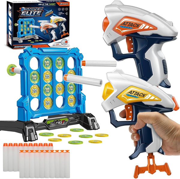Toy Gun and Accessories with Foam Darts Compatible with Nerf Guns