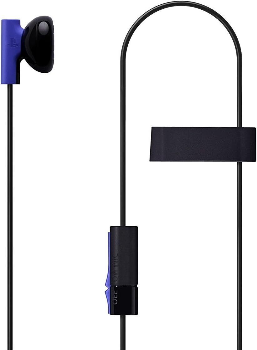 Official Sony Playstation 4 (PS4) Mono Chat Earbud & Mic In-Ear 3.5mm Audio Jack