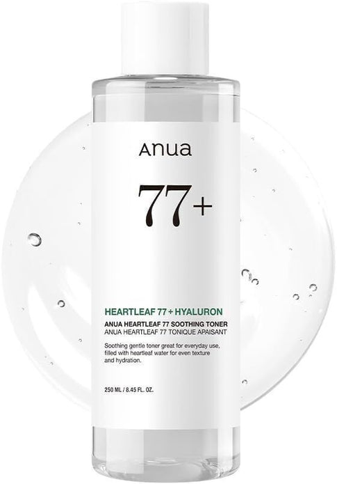 ANUA Heartleaf 77% Soothing Toner 250ml pH5.5, Hydrating & Purifying