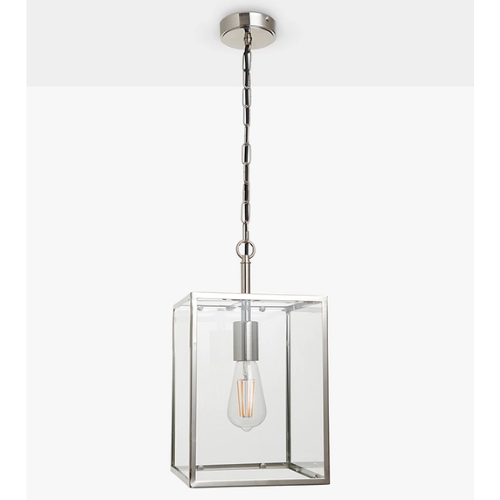 Bay Lighting Avebury Ceiling Light,  H29 x W21.5 x D21.5cm, Nickel