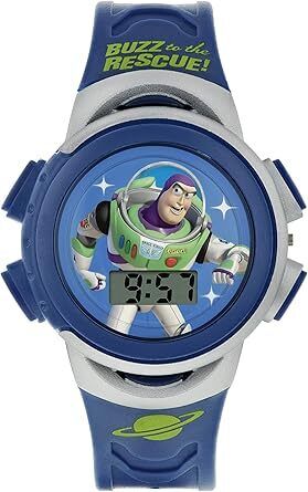 Toy Story Boys Digital Quartz Flashing Watch Blue Silver TYM4009